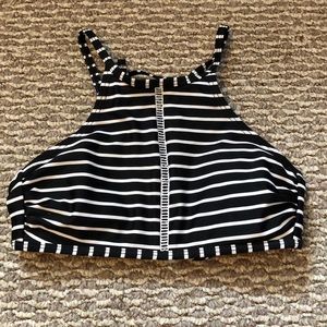 High neck swimsuit top